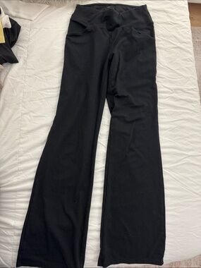 Women's Black Flared Leggings